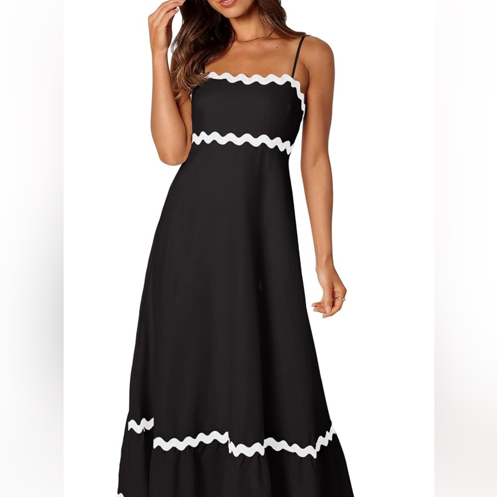 Spaghetti Strap Sleeveless Backless Sundress - image 1